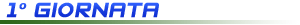 1° giornata