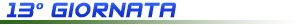 13� giornata