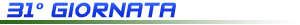 31� giornata