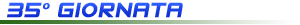 35� giornata